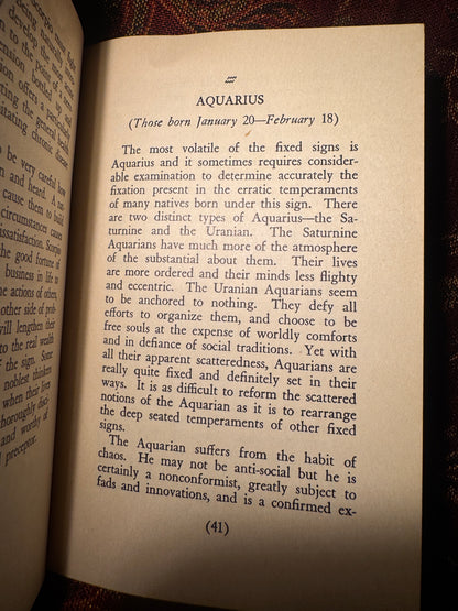 Psychoanalyzing The Twelve Zodiacal Types, Manly P. Hall