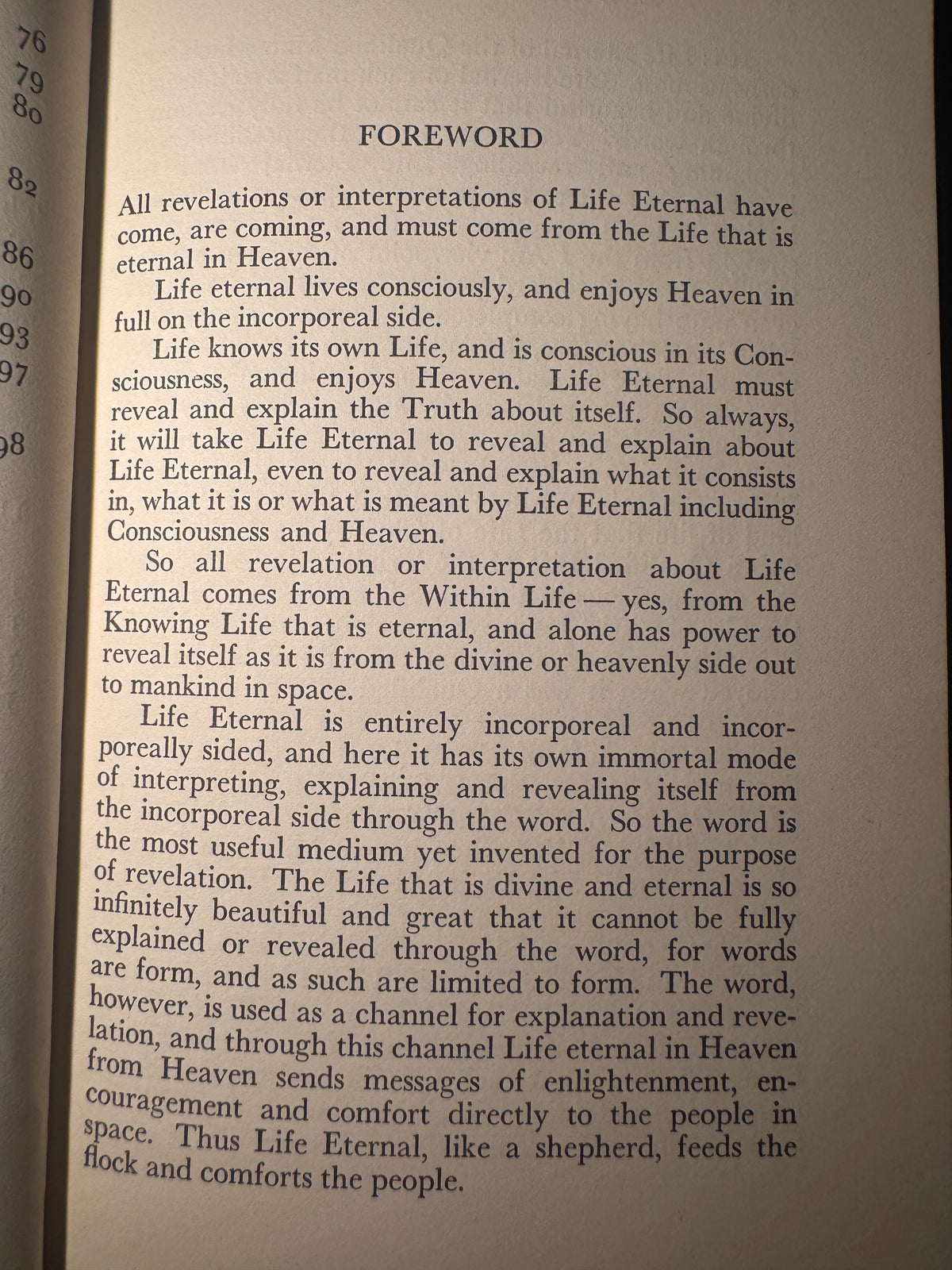 Life Eternal and Its Work