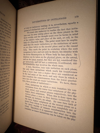 Initiation Human and Solar (1922 First Edition)