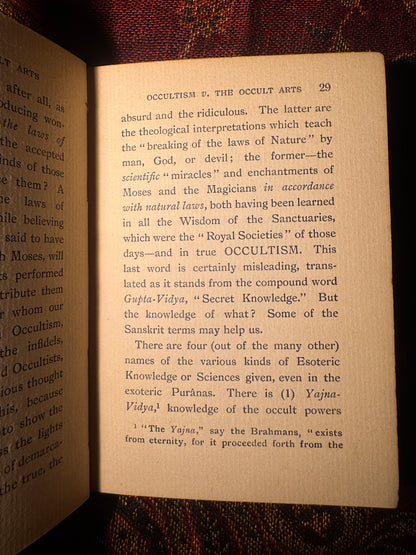 Practical Occultism, H.P. Blavatsky 1912