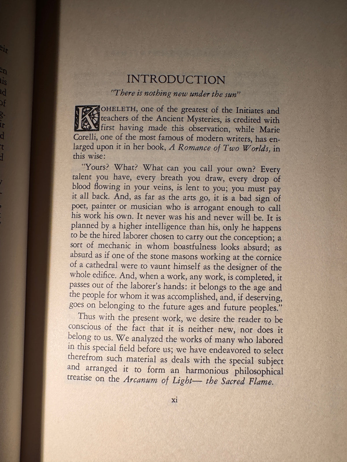 The Philosophy of Fire