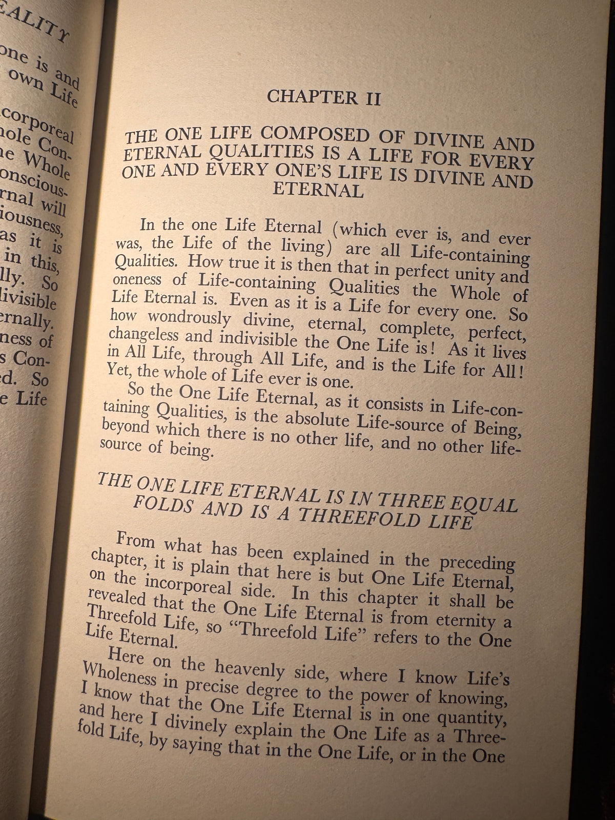 Life Eternal and Its Work