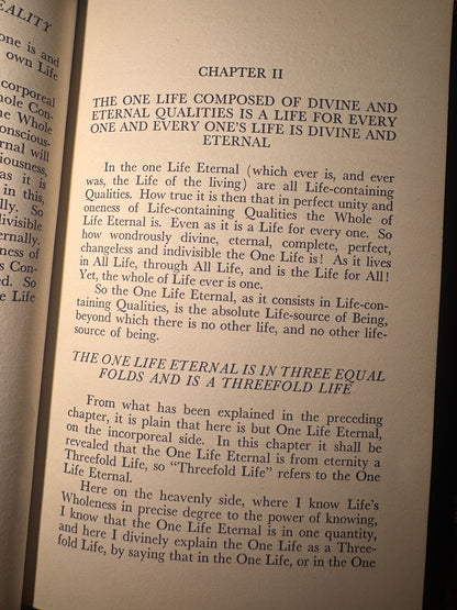 Life Eternal and Its Work