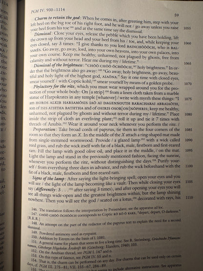 The Greek Magical Papyri In Translation