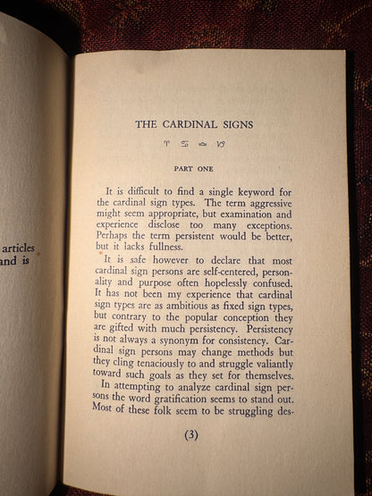 Psychoanalyzing The Twelve Zodiacal Types, Manly P. Hall
