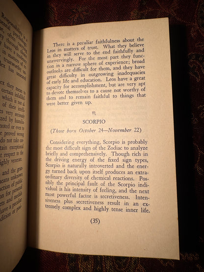 Psychoanalyzing The Twelve Zodiacal Types, Manly P. Hall