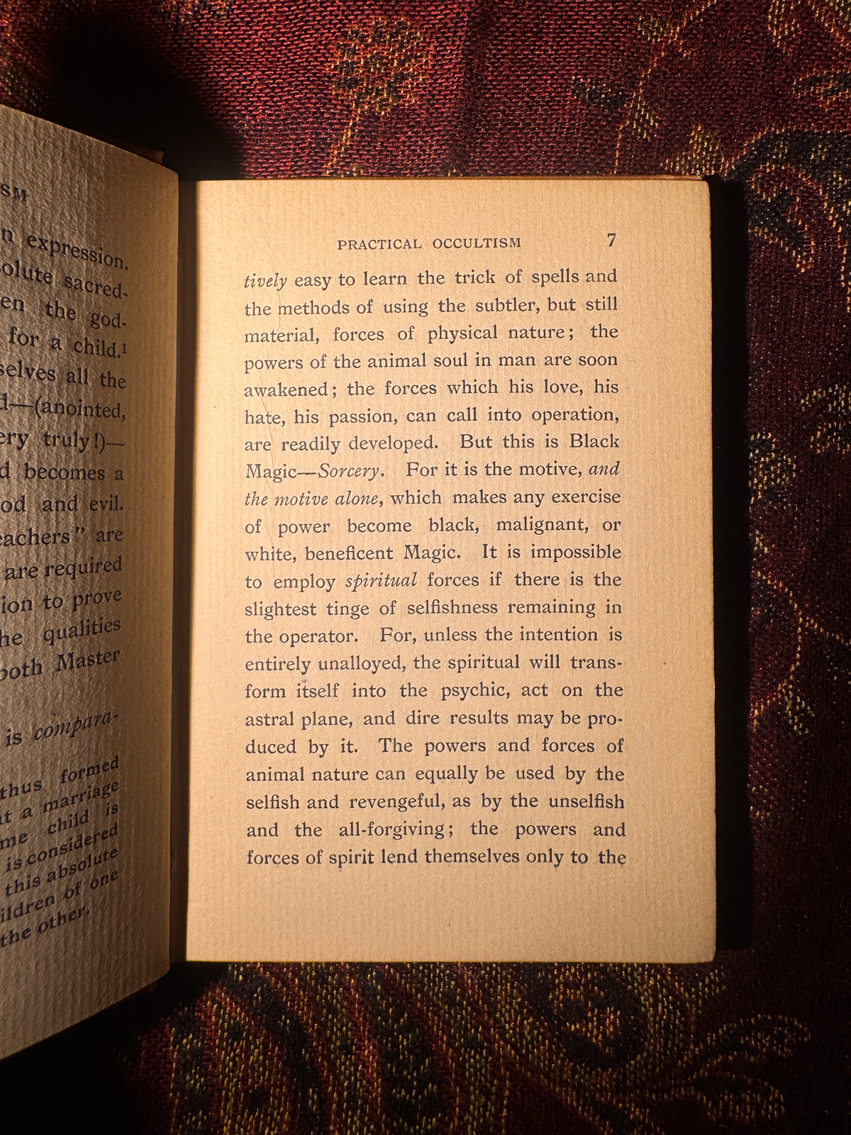 Practical Occultism, H.P. Blavatsky 1912
