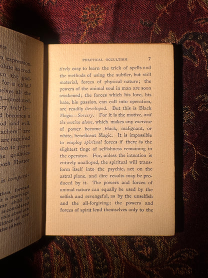 Practical Occultism, H.P. Blavatsky 1912