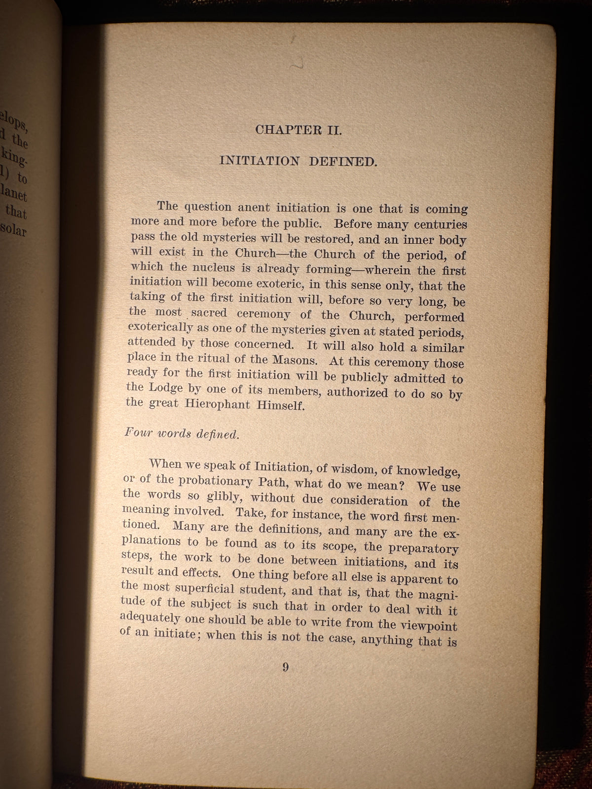 Initiation Human and Solar (1922 First Edition)