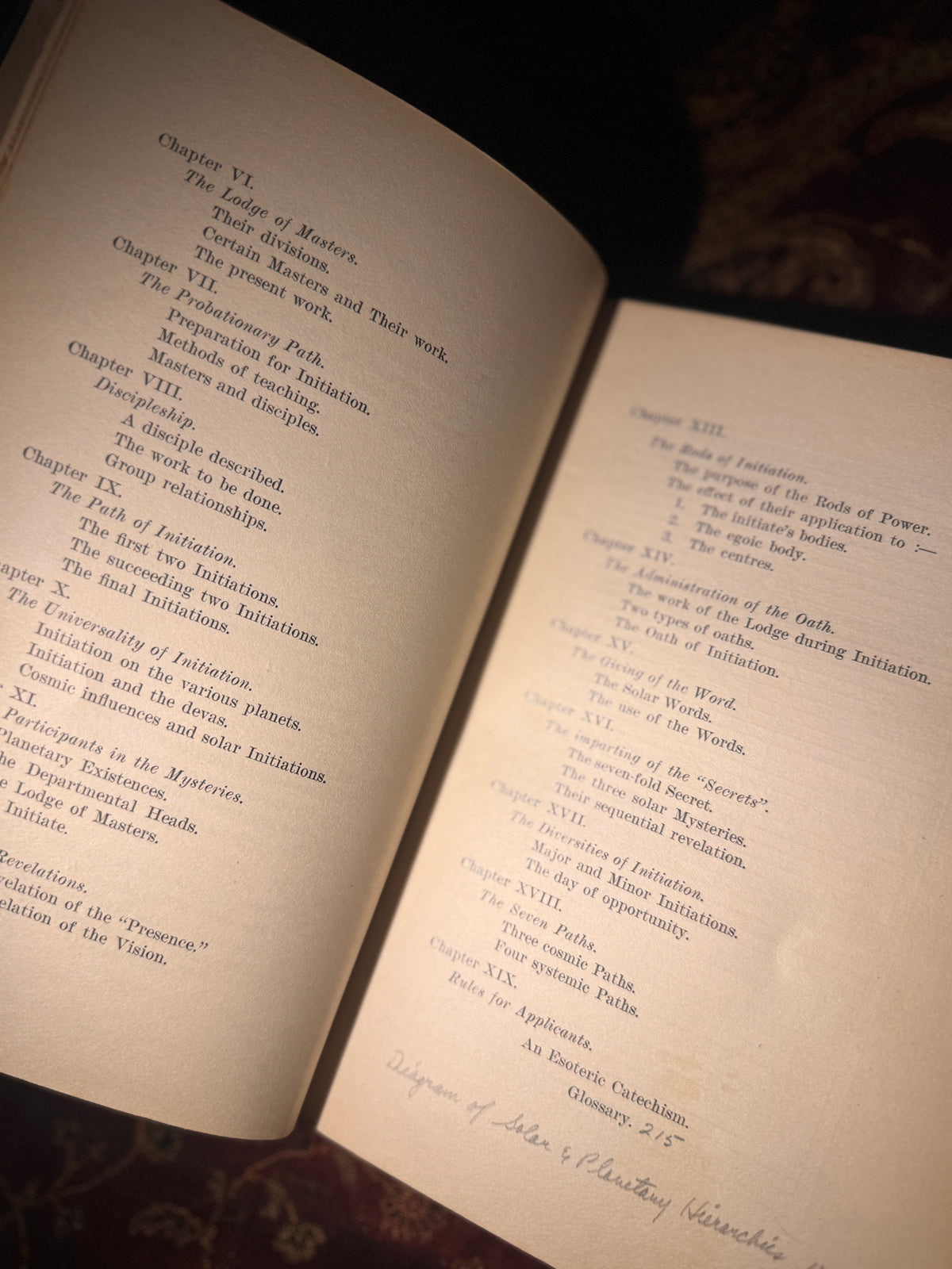Initiation Human and Solar (1922 First Edition)