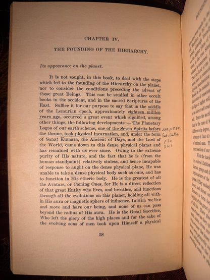 Initiation Human and Solar (1922 First Edition)