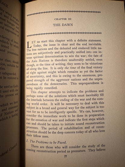 Between War and Peace, Alice Bailey (1942)