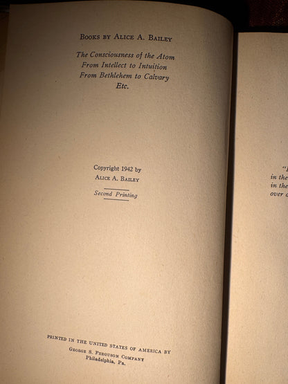 Between War and Peace, Alice Bailey (1942)