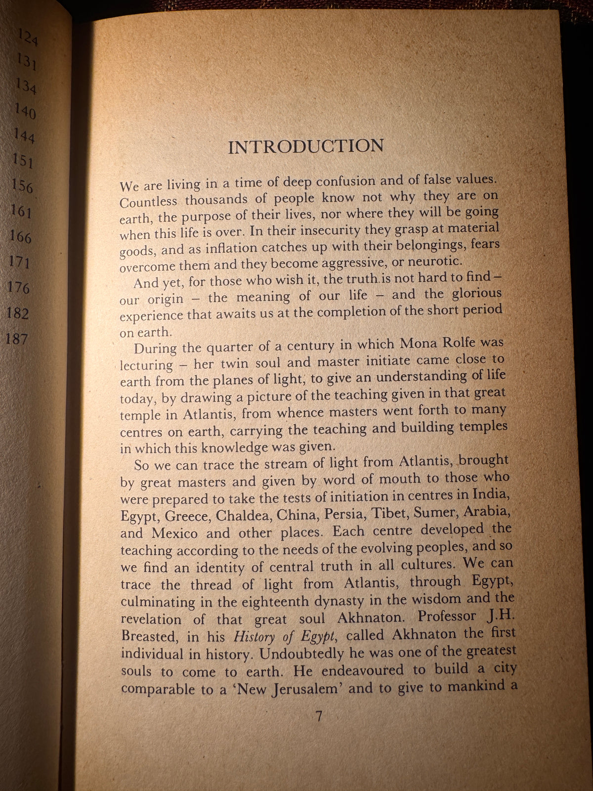 Initiation by the Nile