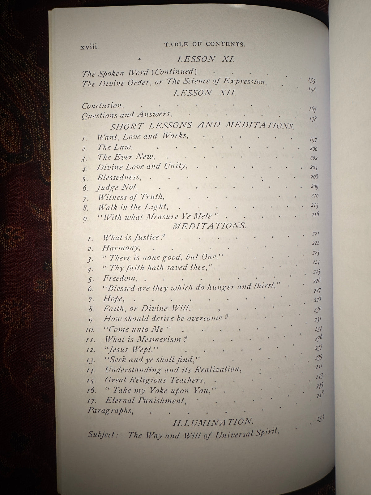 Lessons in the Science of Infinite Spirit, and the Christ Method of Healing