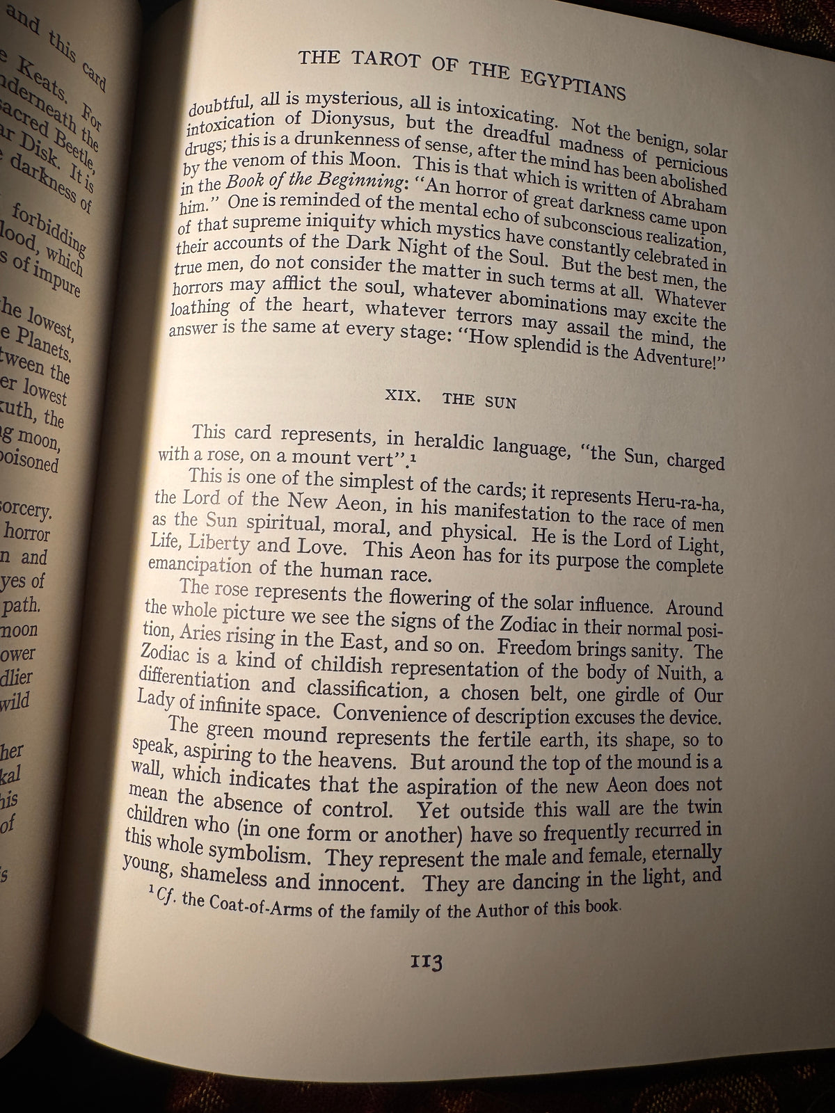 The Book of Thoth, Aleister Crowley (1969)