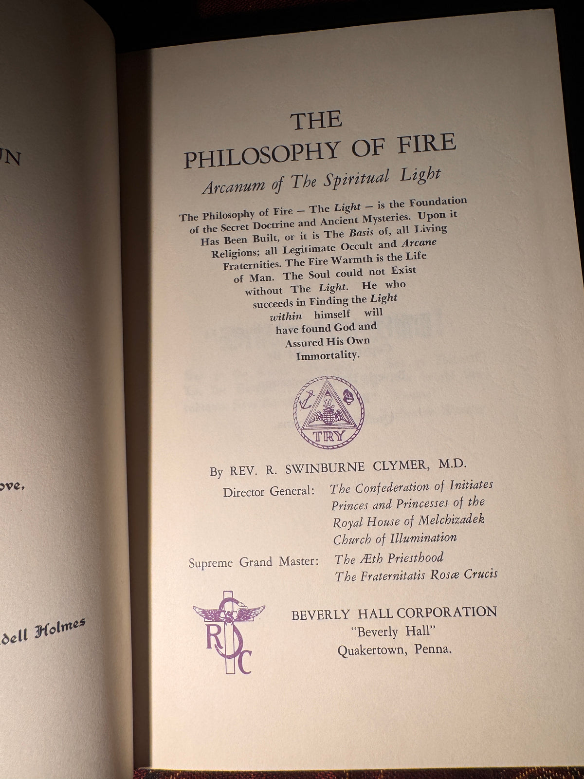The Philosophy of Fire
