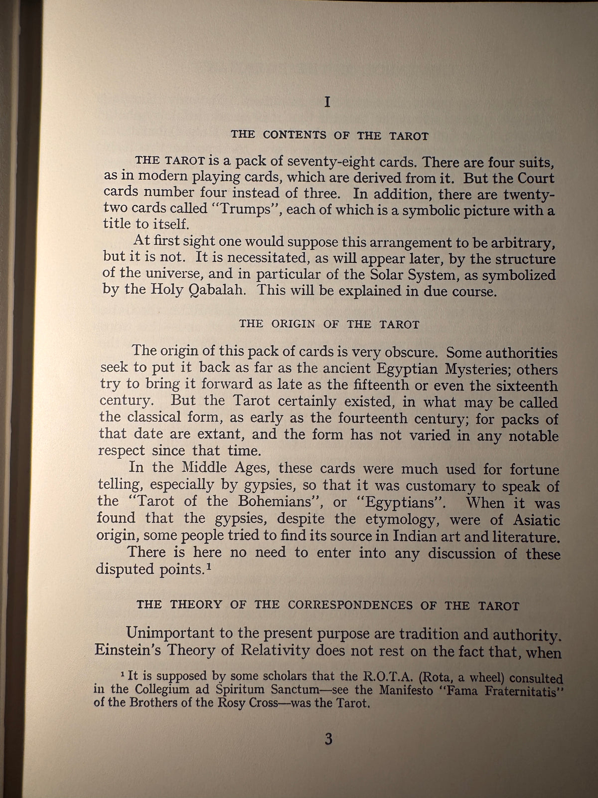 The Book of Thoth, Aleister Crowley (1969)