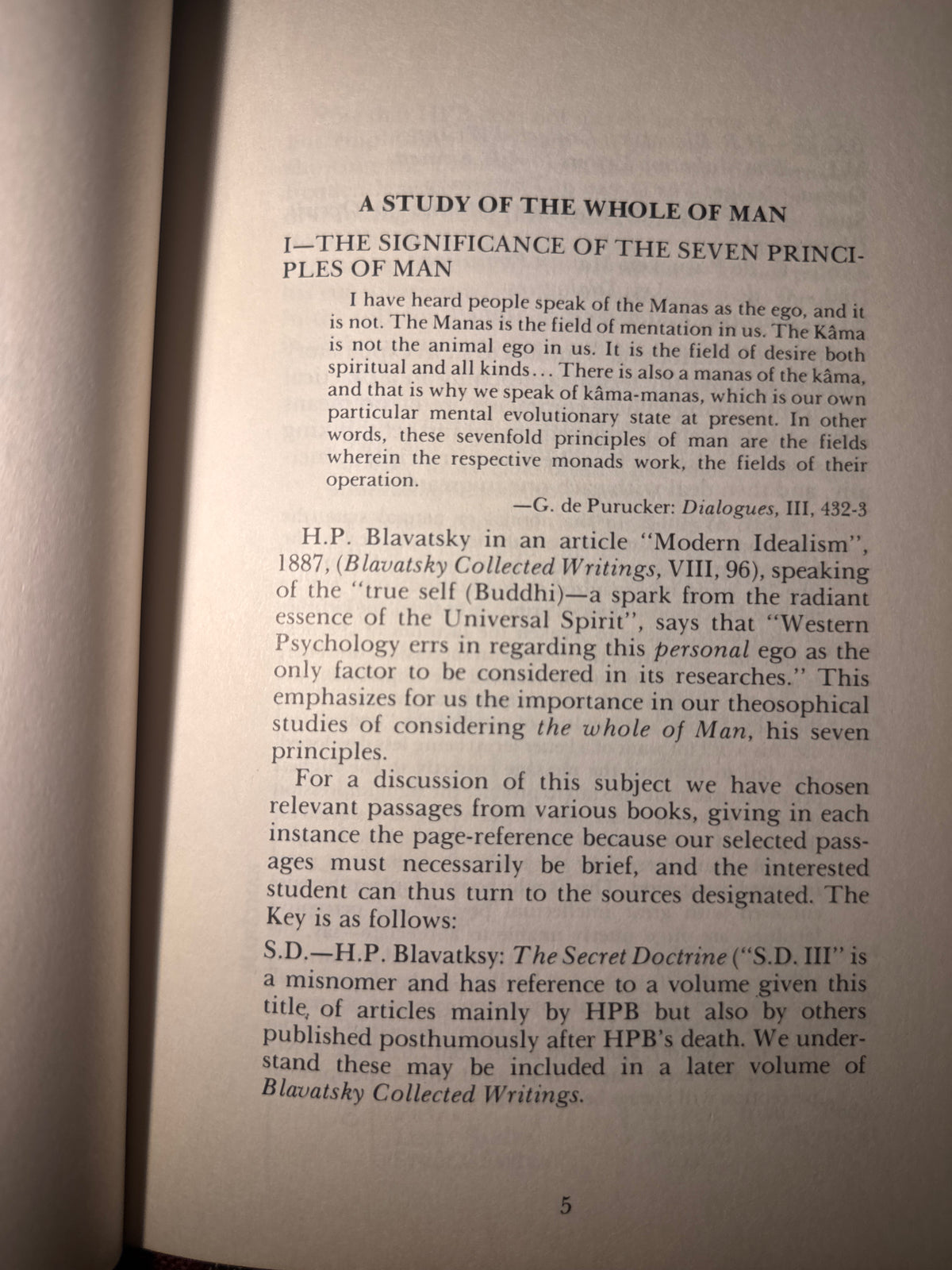 A Study Of The Whole Of Man