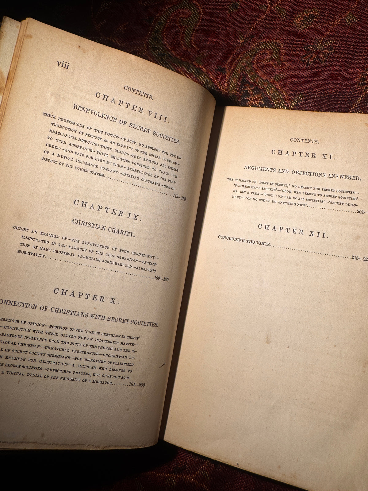 Plain Thoughts on Secret Societies (1852)