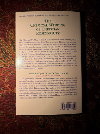 The Chemical Wedding of Christian Rosenkreutz