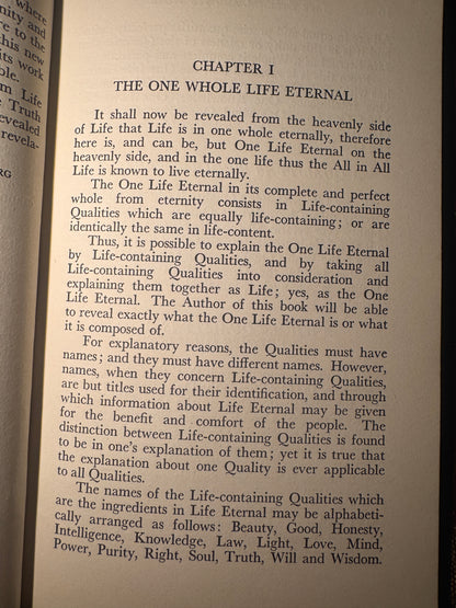 Life Eternal and Its Work