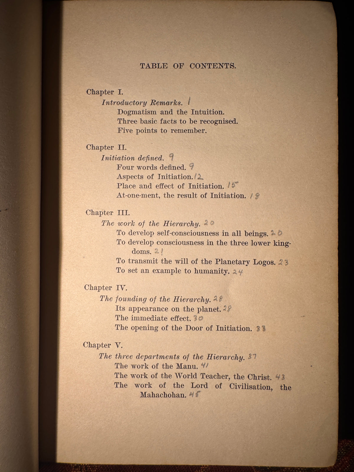 Initiation Human and Solar (1922 First Edition)