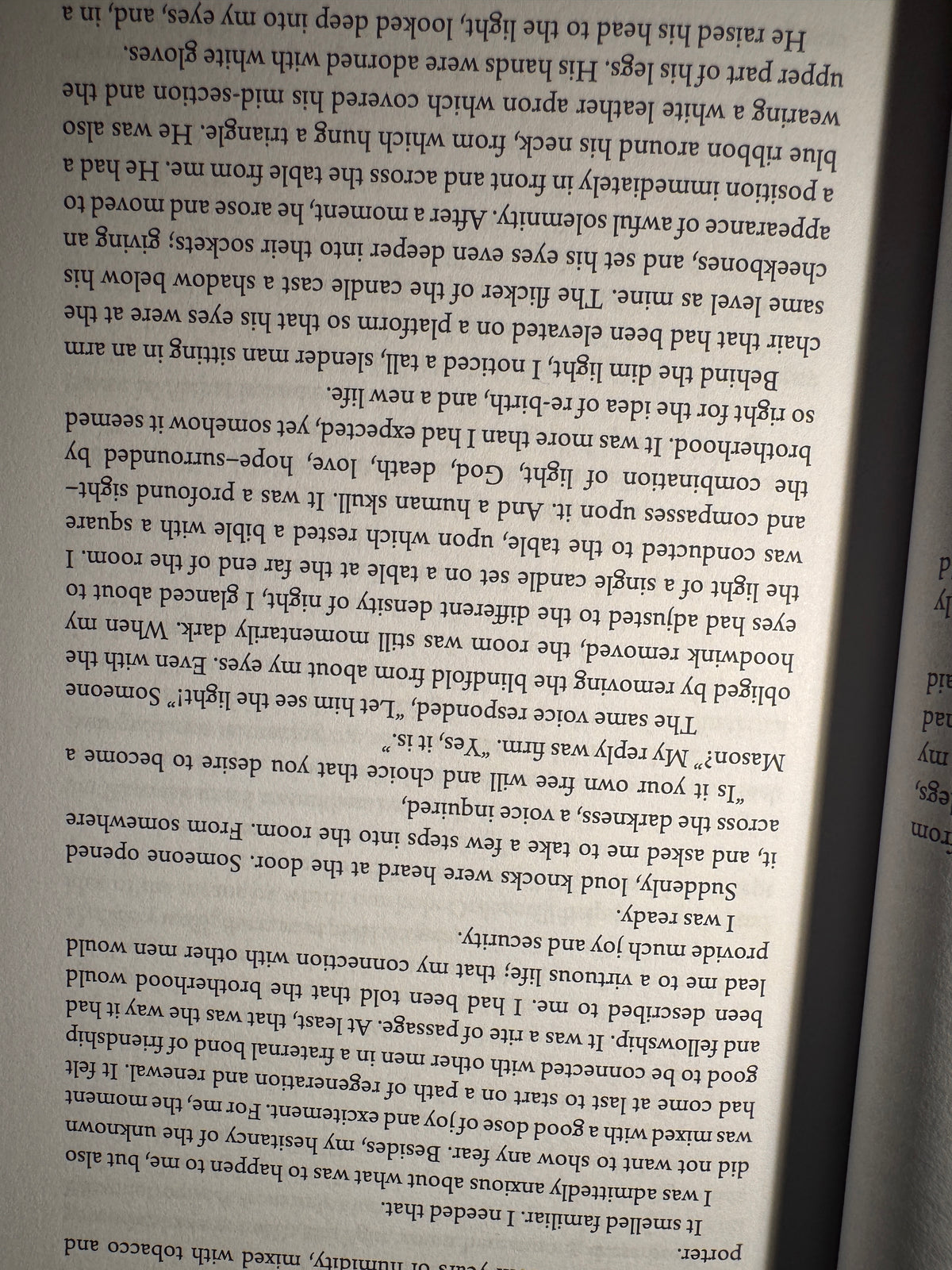 The Mason’s Words