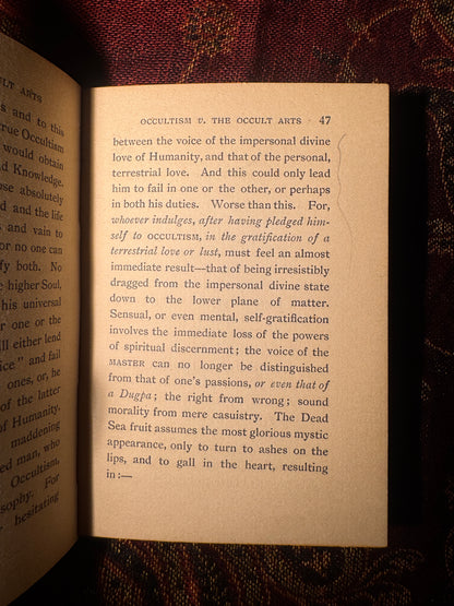 Practical Occultism, H.P. Blavatsky 1912