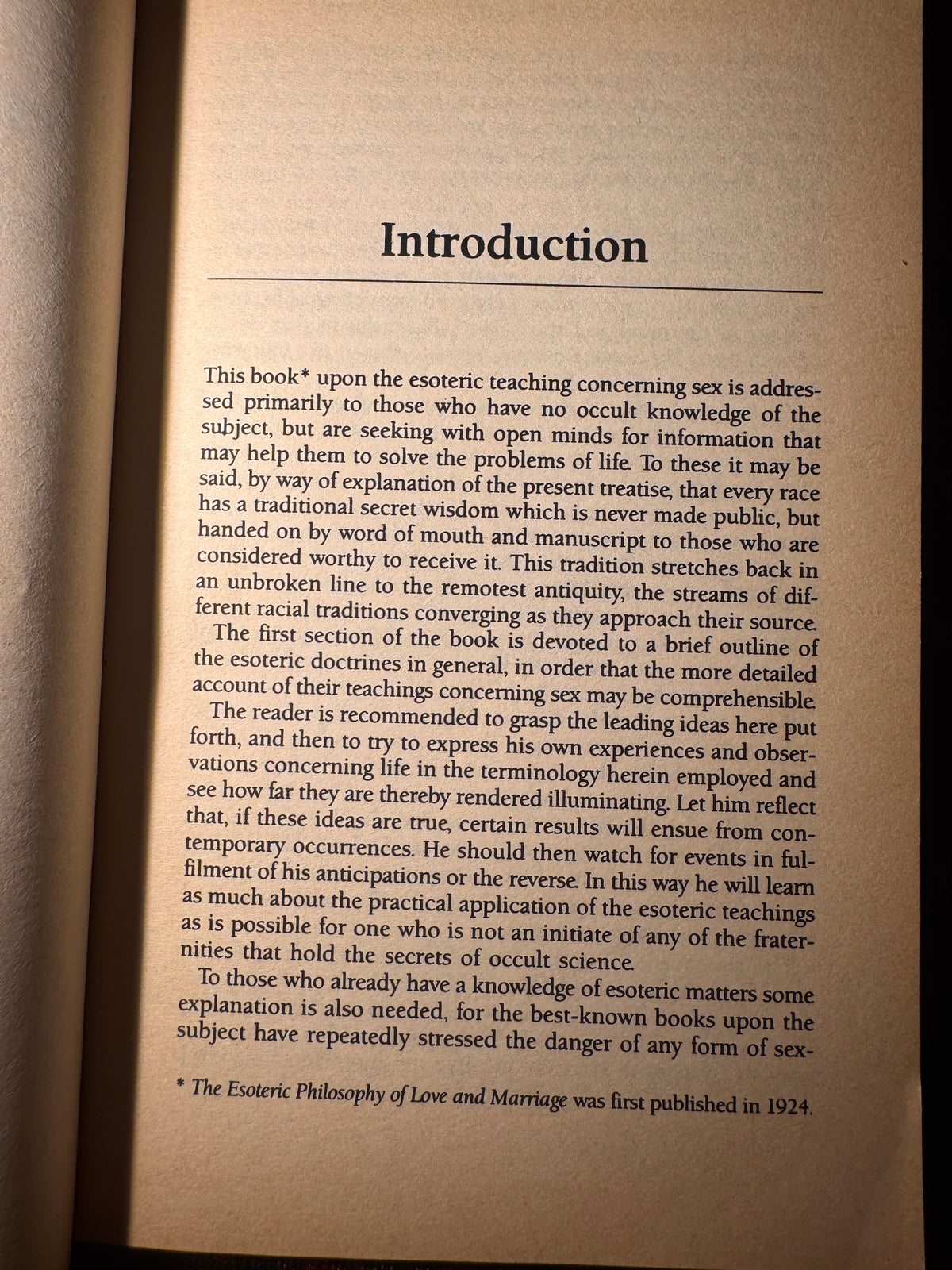 The Esoteric Philosophy of Love and Marriage