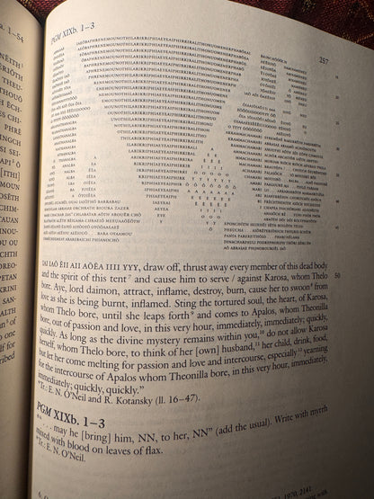 The Greek Magical Papyri In Translation