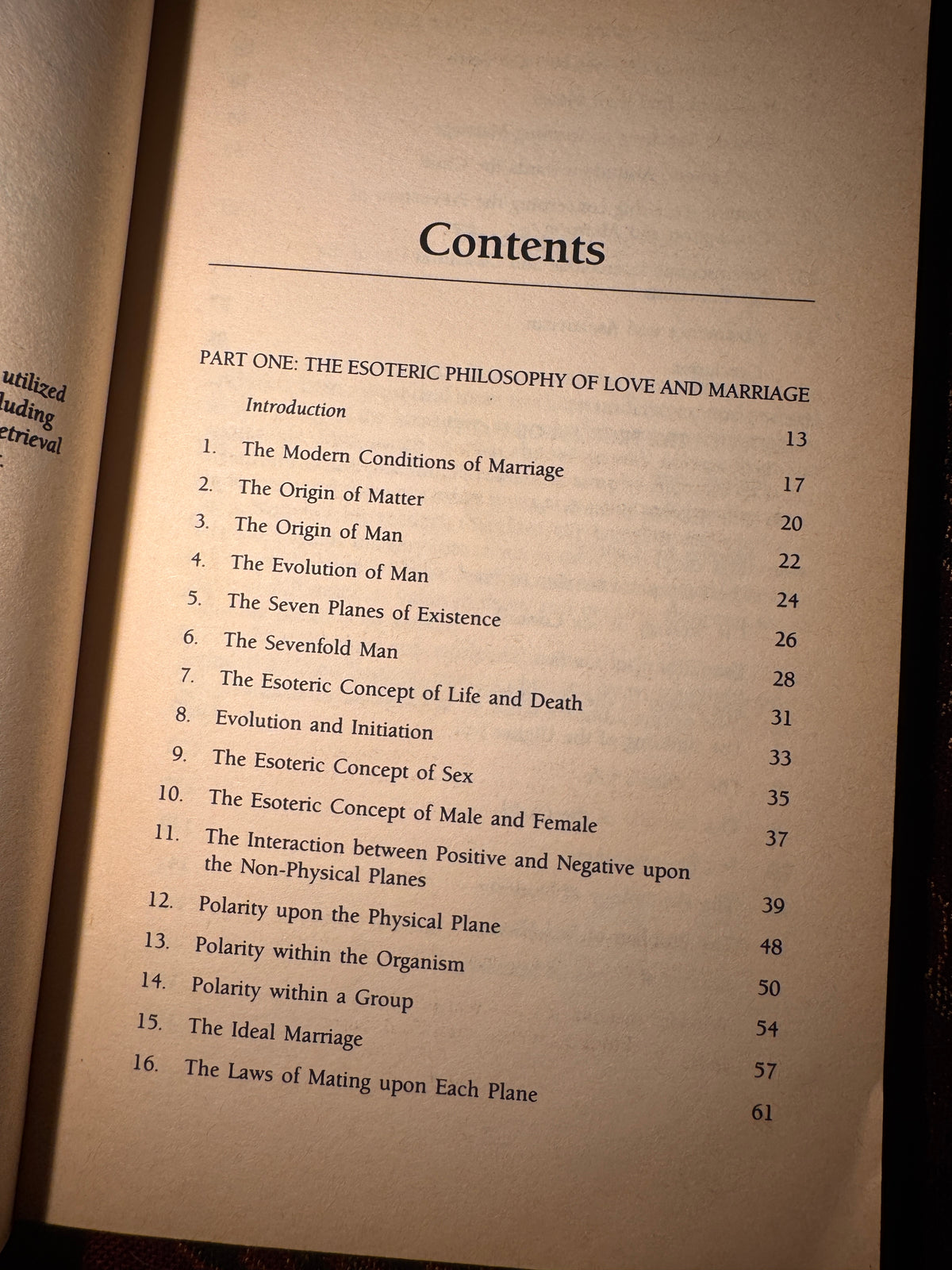 The Esoteric Philosophy of Love and Marriage