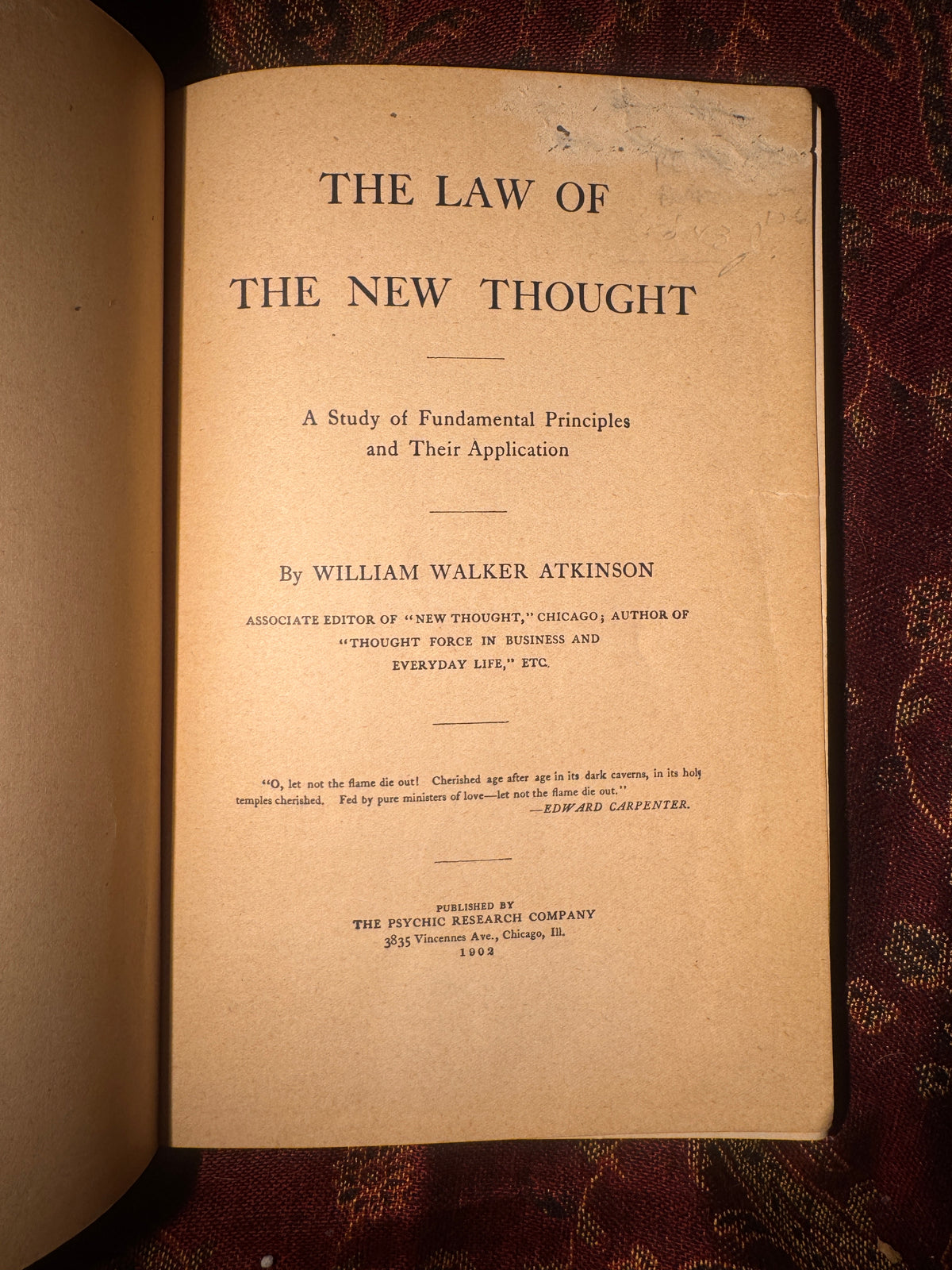 The Law of The New Thought (1902)