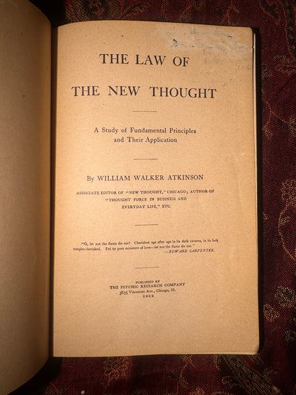 The Law of The New Thought (1902)