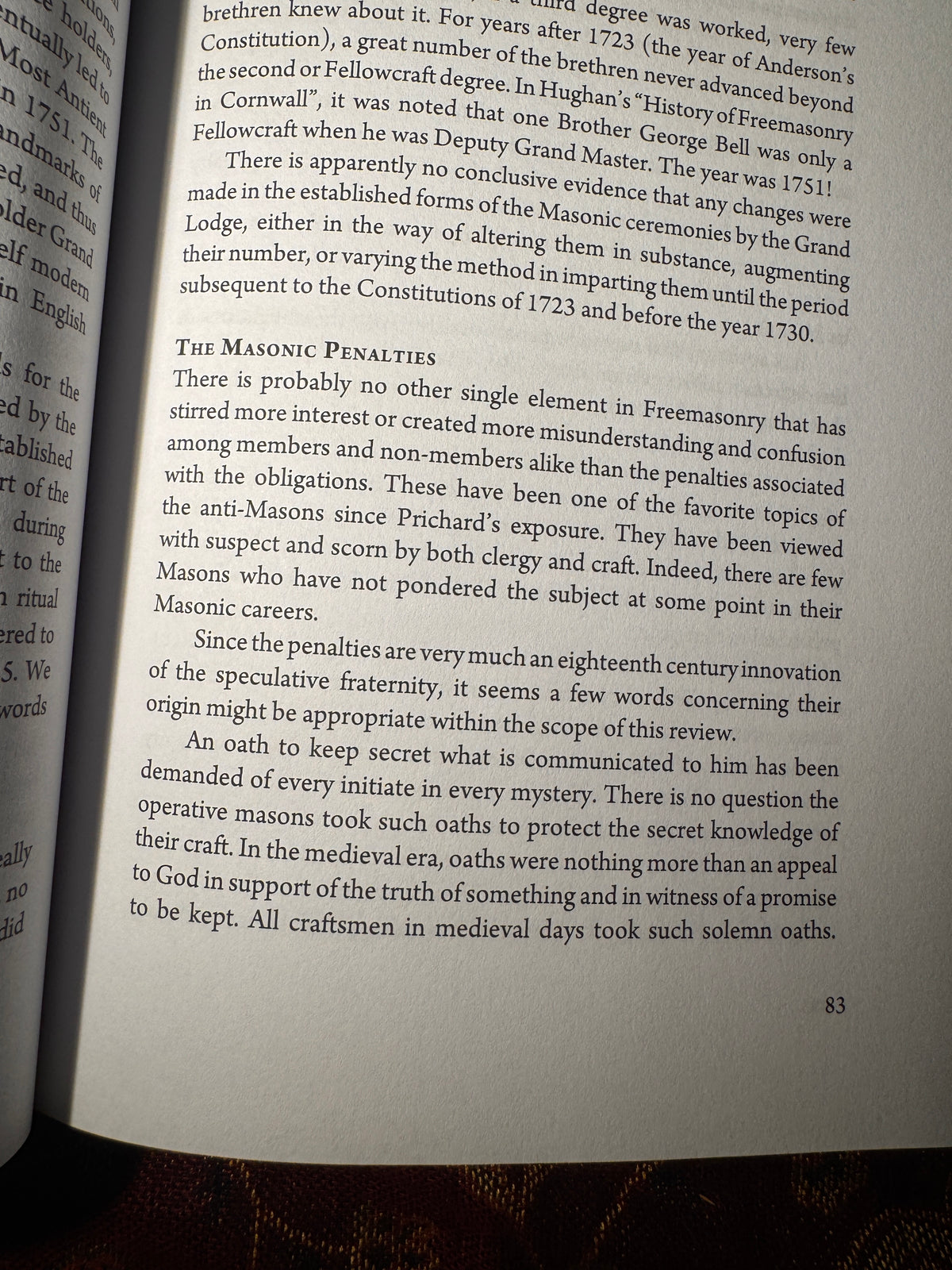 The Mason’s Words